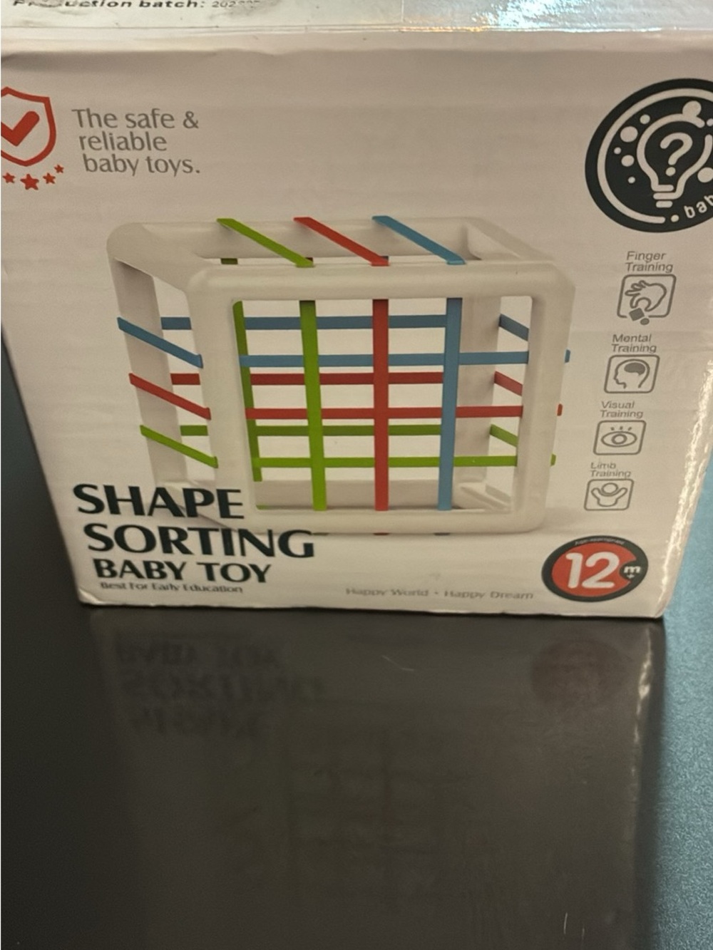 Shape Sorting Baby Toy - Multicolor (White Frame)